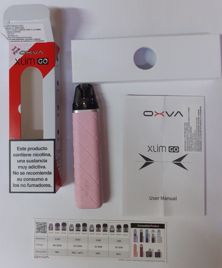 Elektronická cigareta opakovaně plnitelná OXVA xLim Go, pink, 2,0 ml: Fotografie č. 7